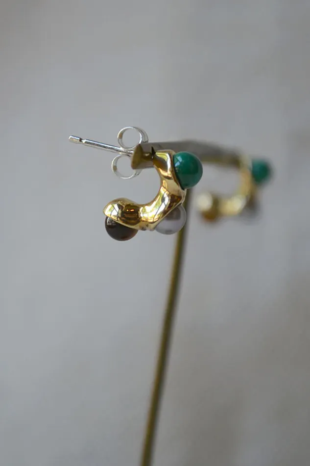 Syan Earrings Multicolor Quarry Earrings