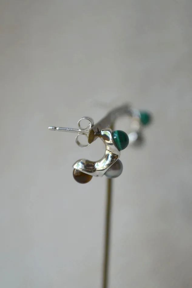 Syan Earrings Multicolor Quarry Earrings