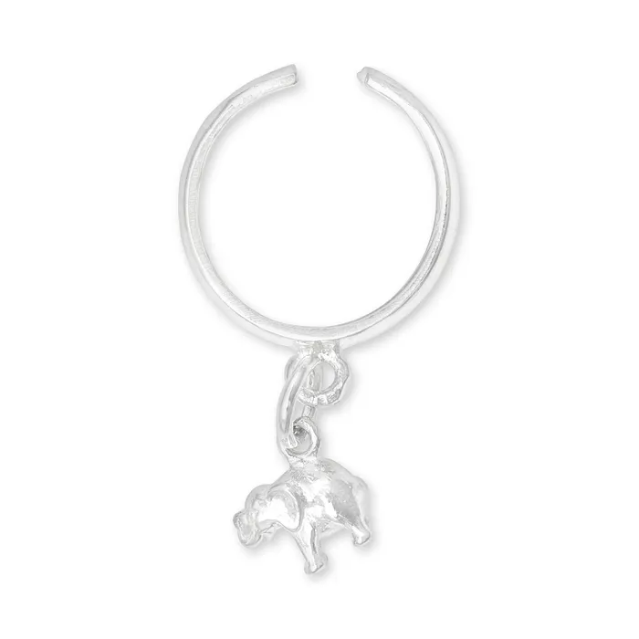 Teeda Rings TRC1080 Elephant Charm Toe Ring