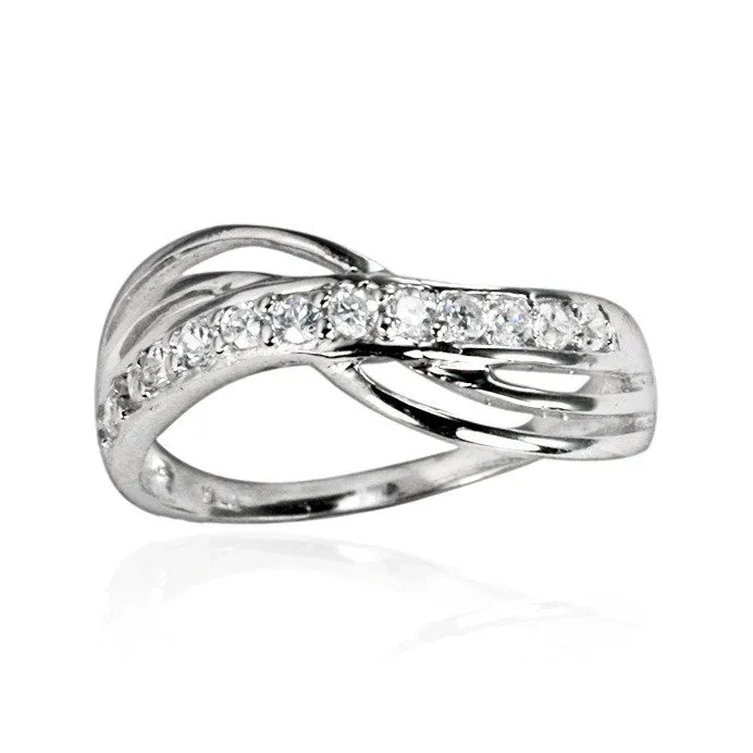 Teeda RZ7138 CZ Ring Rings