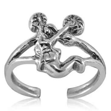 Teeda TR2660 Pom Poms Cheerleader Toe Ring Rings