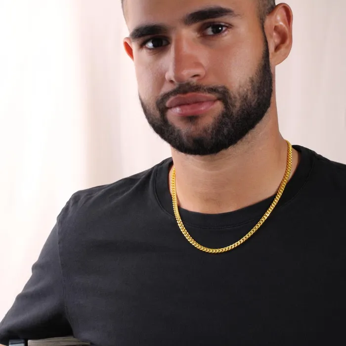 Thank You For Being The Best Cousin Gift For Guy Cousin Cuban Linked Chain Necklace ShineOn Fulfillment Necklaces