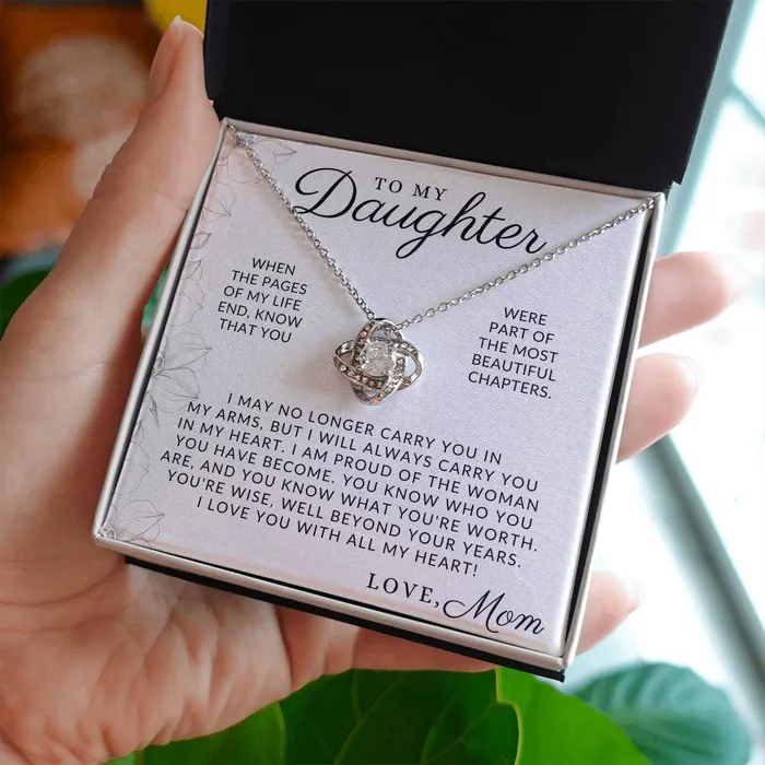 The Best Part To My Daughter From Mom Mother to Daughter Gift Christmas Gifts Birthday Present Graduation Necklace Valentines Day ShineOn Fulfillment Necklaces