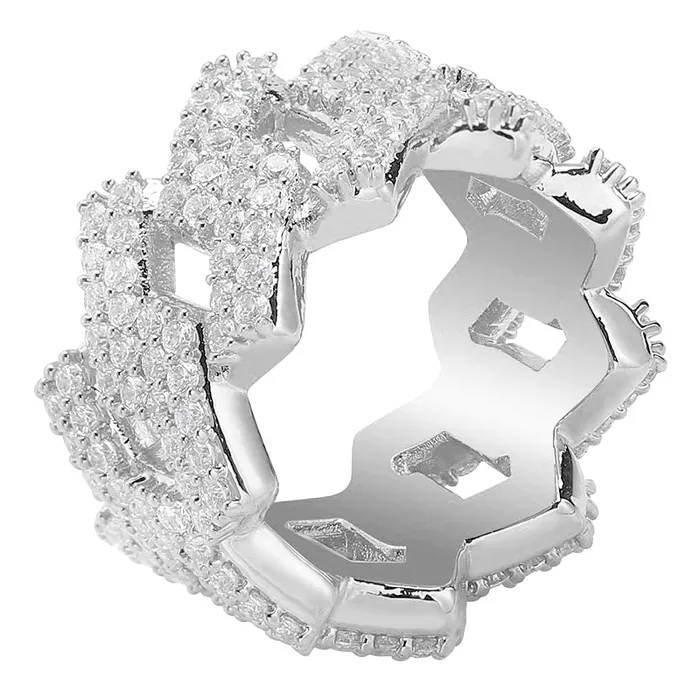 The Icetruck Rings Diamond Prong Ring 925 Silver