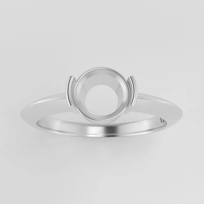 The Lyra 18k White Size 675 Stone CU4 Rainforest Ring Box Custom Engraving 0 VENVS Rings The Lyra 18k White Size 675 Stone CU4 Rainforest Ring Box Custom Engraving 0 VENVS Rings