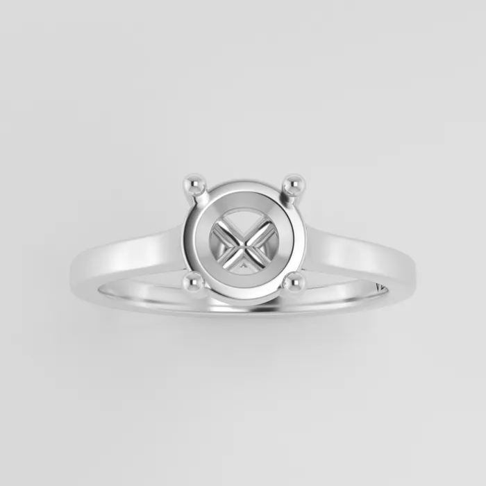 The Nova 14k White Size 9 Stone HX121 Antelope Ring Box Custom Engraving 0 VENVS Rings The Nova 14k White Size 9 Stone HX121 Antelope Ring Box Custom Engraving 0 VENVS Rings