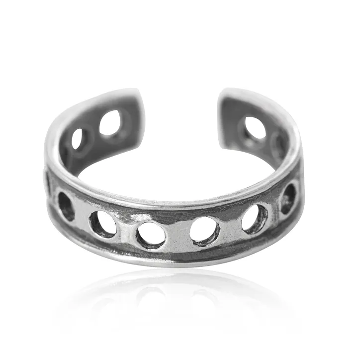 TR1180 Holey Toe Ring Teeda Rings