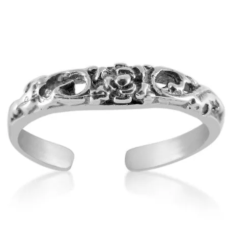 TR2270 Flower Toe Ring Teeda Rings