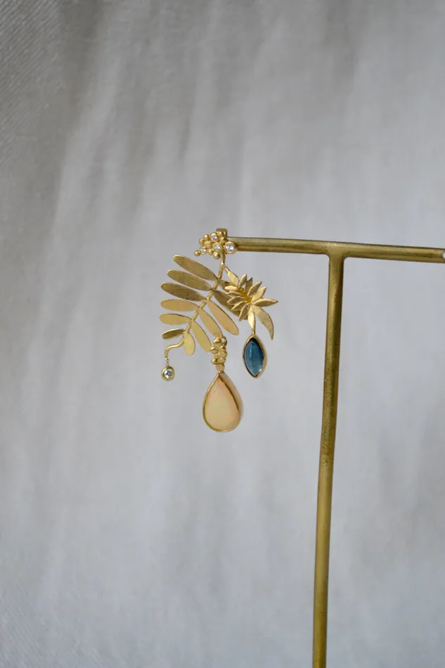 Tropic Leaf Earring Charlotte Wendes Earrings
