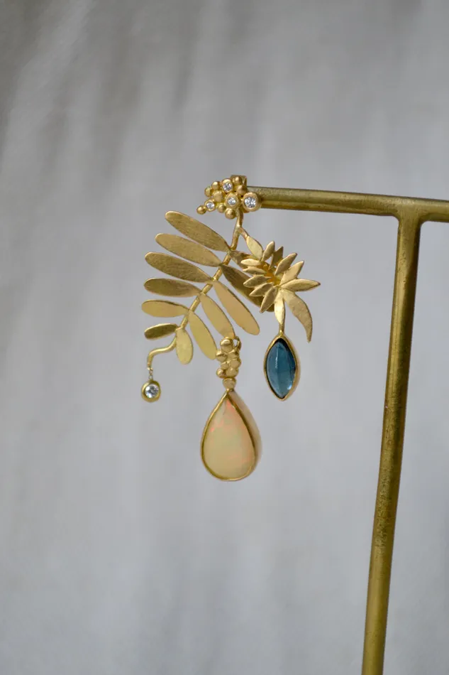 Tropic Leaf Earring Charlotte Wendes Earrings