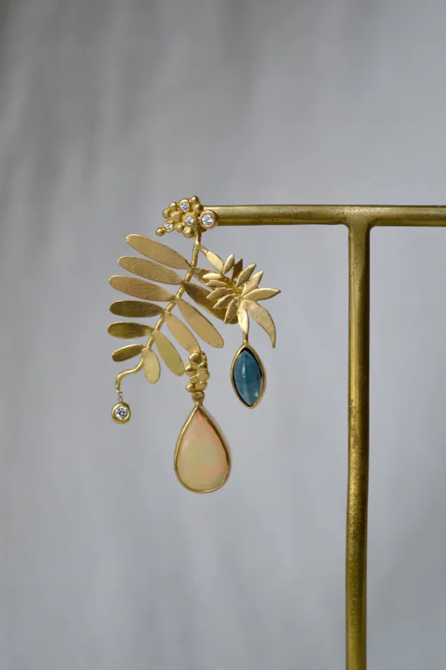 Tropic Leaf Earring Charlotte Wendes Earrings