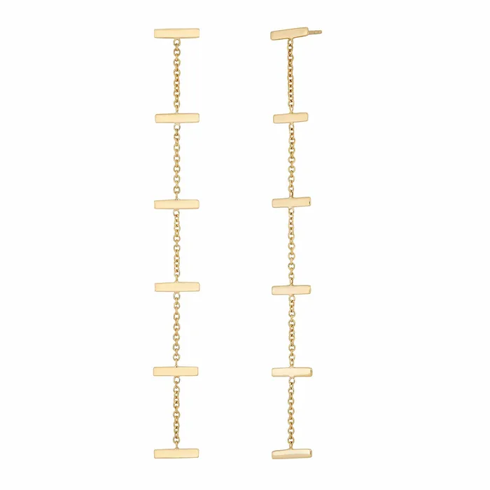 Valerie Madison Fine Jewelry Earrings Golden Strata Earrings