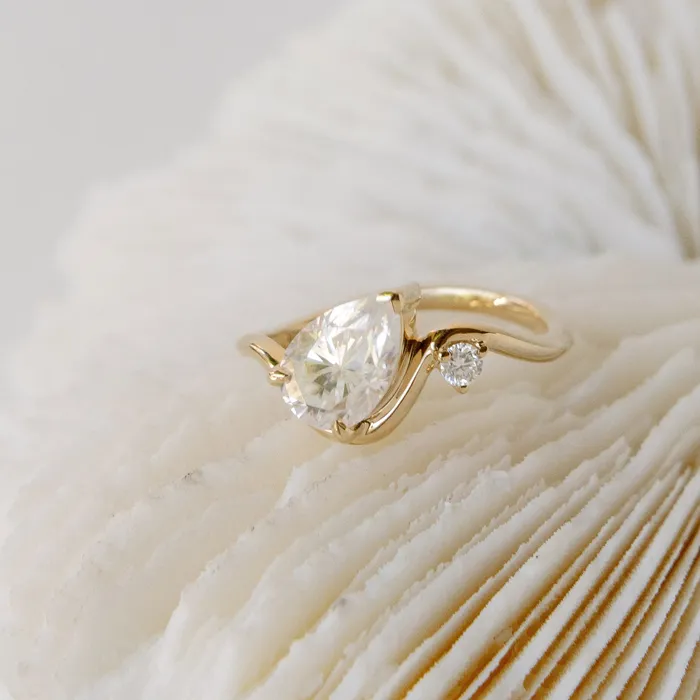 Valerie Madison Fine Jewelry Rings Venus Pear Moissanite Engagement Ring Valerie Madison Fine Jewelry Rings Venus Pear Moissanite Engagement Ring