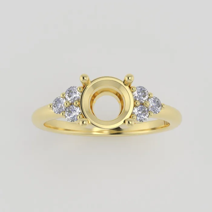 VENVS Rings The Calisto 18k Yellow Size 8 Stone OP135 Rainforest Ring Box Custom Engraving 0 VENVS Rings The Calisto 18k Yellow Size 8 Stone OP135 Rainforest Ring Box Custom Engraving 0