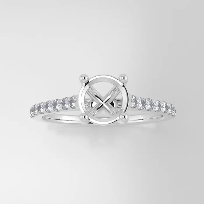VENVS The Aurora 14k White Size 6 Stone Moissanite Round 7mm Antelope Ring Box Custom Engraving 0 Rings VENVS The Aurora 14k White Size 6 Stone Moissanite Round 7mm Antelope Ring Box Custom Engraving 0 Rings