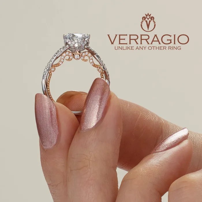 Verragio Rings Diamond Engagement Ring Verragio Insignia Collection 7091R2WR 140ctw