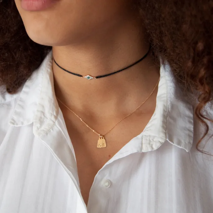 Vivien Frank Designs Necklaces Evil Eye Choker necklace