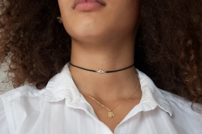 Vivien Frank Designs Necklaces Evil Eye Choker necklace