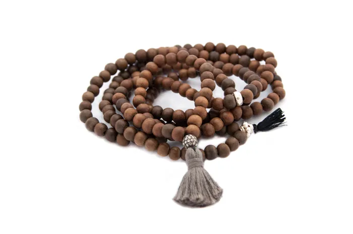 Vivien Frank Long labradorite necklace with diamond and tassel Necklaces