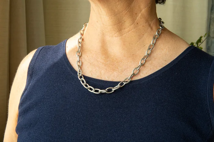 Wendy Necklace Silver Carolily Finery Necklaces